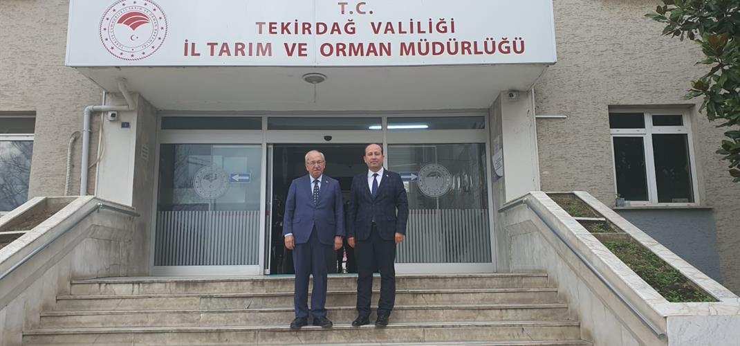 ​Tekirdağ Büyükşehir Belediye Başkanı Kadir Albayrak İl Müdürlüğünü Ziyaret Etti